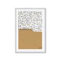 Picture of Mid Century Abstract Taupe _GroupedProduct_Rectangle_Portrait_Framed_Matted_