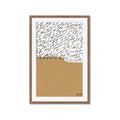 Picture of Mid Century Abstract Taupe _GroupedProduct_Rectangle_Portrait_Framed_Matted_