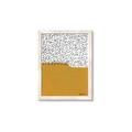 Picture of Mid Century Abstract Yellow _GroupedProduct_Rectangle_Portrait_Framed_Matted_
