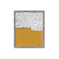 Picture of Mid Century Abstract Yellow _GroupedProduct_Rectangle_Portrait_Framed_Matted_