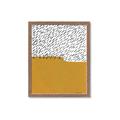 Picture of Mid Century Abstract Yellow _GroupedProduct_Rectangle_Portrait_Framed_Matted_