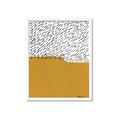 Picture of Mid Century Abstract Yellow _GroupedProduct_Rectangle_Portrait_Framed_Matted_