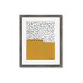 Picture of Mid Century Abstract Yellow _GroupedProduct_Rectangle_Portrait_Framed_Matted_