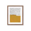 Picture of Mid Century Abstract Yellow _GroupedProduct_Rectangle_Portrait_Framed_Matted_