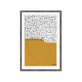 Picture of Mid Century Abstract Yellow _GroupedProduct_Rectangle_Portrait_Framed_Matted_