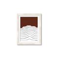 Picture of Mid Century Abstract Red _GroupedProduct_Rectangle_Portrait_Framed_Matted_