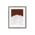 Picture of Mid Century Abstract Red _GroupedProduct_Rectangle_Portrait_Framed_Matted_