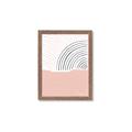 Picture of Mid Century Abstract Pink _GroupedProduct_Rectangle_Portrait_Framed_Matted_