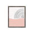 Picture of Mid Century Abstract Pink _GroupedProduct_Rectangle_Portrait_Framed_Matted_