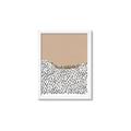 Picture of Mid Century Abstract Beige _GroupedProduct_Rectangle_Portrait_Framed_Matted_
