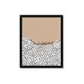 Picture of Mid Century Abstract Beige _GroupedProduct_Rectangle_Portrait_Framed_Matted_