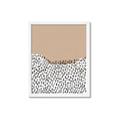 Picture of Mid Century Abstract Beige _GroupedProduct_Rectangle_Portrait_Framed_Matted_