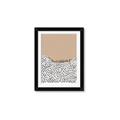 Picture of Mid Century Abstract Beige _GroupedProduct_Rectangle_Portrait_Framed_Matted_