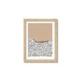Picture of Mid Century Abstract Beige _GroupedProduct_Rectangle_Portrait_Framed_Matted_