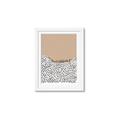 Picture of Mid Century Abstract Beige _GroupedProduct_Rectangle_Portrait_Framed_Matted_