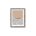 Picture of Mid Century Abstract Beige _GroupedProduct_Rectangle_Portrait_Framed_Matted_