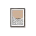 Picture of Mid Century Abstract Beige _GroupedProduct_Rectangle_Portrait_Framed_Matted_