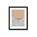 Picture of Mid Century Abstract Beige _GroupedProduct_Rectangle_Portrait_Framed_Matted_