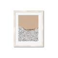 Picture of Mid Century Abstract Beige _GroupedProduct_Rectangle_Portrait_Framed_Matted_