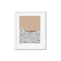 Picture of Mid Century Abstract Beige _GroupedProduct_Rectangle_Portrait_Framed_Matted_