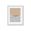 Picture of Mid Century Abstract Beige _GroupedProduct_Rectangle_Portrait_Framed_Matted_