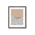 Picture of Mid Century Abstract Beige _GroupedProduct_Rectangle_Portrait_Framed_Matted_