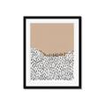 Picture of Mid Century Abstract Beige _GroupedProduct_Rectangle_Portrait_Framed_Matted_