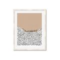 Picture of Mid Century Abstract Beige _GroupedProduct_Rectangle_Portrait_Framed_Matted_