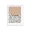 Picture of Mid Century Abstract Beige _GroupedProduct_Rectangle_Portrait_Framed_Matted_