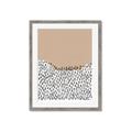 Picture of Mid Century Abstract Beige _GroupedProduct_Rectangle_Portrait_Framed_Matted_