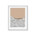 Picture of Mid Century Abstract Beige _GroupedProduct_Rectangle_Portrait_Framed_Matted_