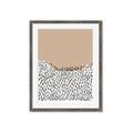 Picture of Mid Century Abstract Beige _GroupedProduct_Rectangle_Portrait_Framed_Matted_