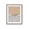Picture of Mid Century Abstract Beige _GroupedProduct_Rectangle_Portrait_Framed_Matted_