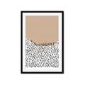 Picture of Mid Century Abstract Beige _GroupedProduct_Rectangle_Portrait_Framed_Matted_