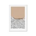 Picture of Mid Century Abstract Beige _GroupedProduct_Rectangle_Portrait_Framed_Matted_