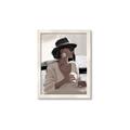 Picture of Café Girl _GroupedProduct_Rectangle_Portrait_Framed_Matted_