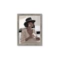 Picture of Café Girl _GroupedProduct_Rectangle_Portrait_Framed_Matted_