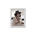Picture of Café Girl _GroupedProduct_Rectangle_Portrait_Framed_Matted_