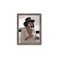 Picture of Café Girl _GroupedProduct_Rectangle_Portrait_Framed_Matted_