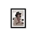 Picture of Café Girl _GroupedProduct_Rectangle_Portrait_Framed_Matted_