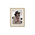 Picture of Café Girl _GroupedProduct_Rectangle_Portrait_Framed_Matted_