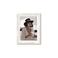 Picture of Café Girl _GroupedProduct_Rectangle_Portrait_Framed_Matted_