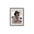 Picture of Café Girl _GroupedProduct_Rectangle_Portrait_Framed_Matted_