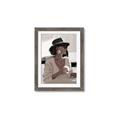 Picture of Café Girl _GroupedProduct_Rectangle_Portrait_Framed_Matted_
