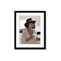 Picture of Café Girl _GroupedProduct_Rectangle_Portrait_Framed_Matted_
