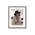 Picture of Café Girl _GroupedProduct_Rectangle_Portrait_Framed_Matted_