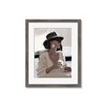 Picture of Café Girl _GroupedProduct_Rectangle_Portrait_Framed_Matted_