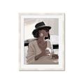 Picture of Café Girl _GroupedProduct_Rectangle_Portrait_Framed_Matted_