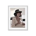 Picture of Café Girl _GroupedProduct_Rectangle_Portrait_Framed_Matted_