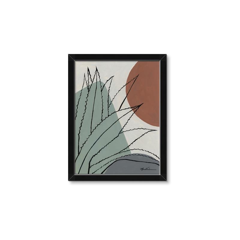 Picture of Sketched Succulent II  _GroupedProduct_Rectangle_Portrait_Framed_Matted_